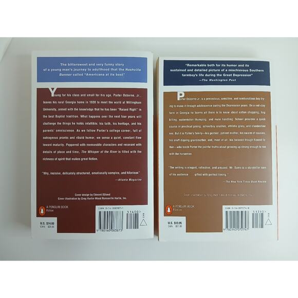 Ferrol Sams Lot of 2 Paperback Books The Whisper Of The River, Run with Horsemen - Picture 2 of 5